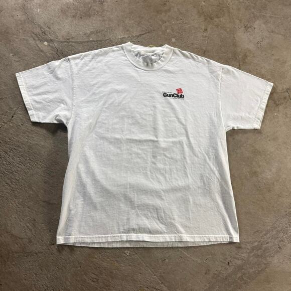 Vintage VTG Y2K Microsoft Gun Club Graphic T-Shirt - Picture 2 of 8